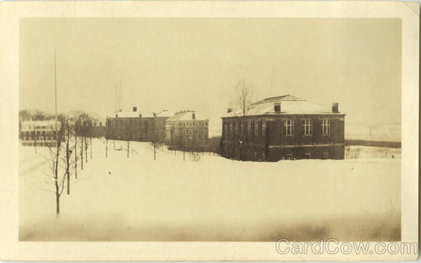 Ricketts, Gym & Field in Winter