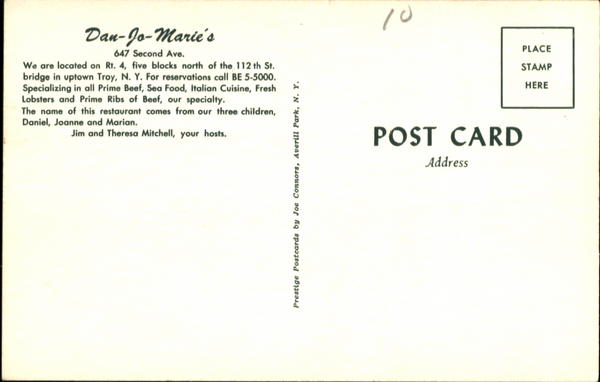 Back of Card