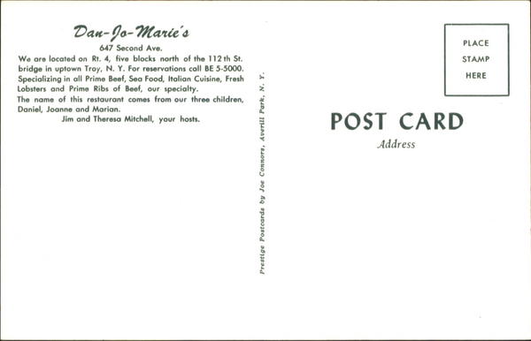 Back of Card