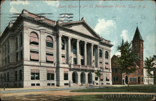 Court House & 2nd St. Presbyterian Church