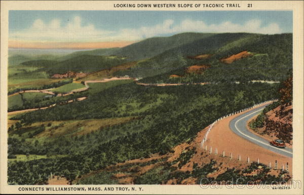 Looking Down Western Slope of Taconic Trail