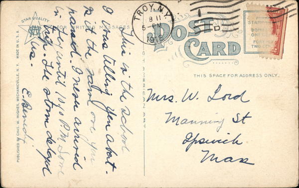 Back of Card