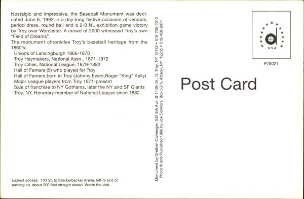 Back of Card