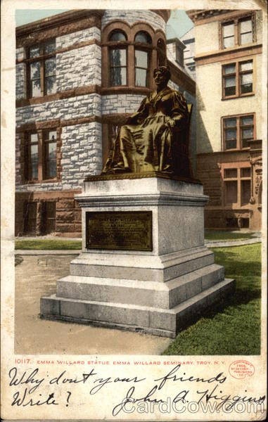 Emma Willard Statue, Emma Willard Seminary