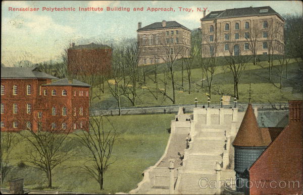 Rensselaer Polytechnic Institute Building and Approach