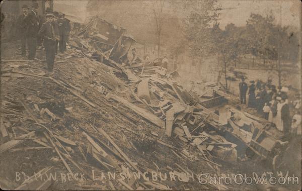 B&M Train Wreck, Lansingburgh Station October 4, 1906