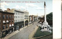 Monument Square, Soldier's and Sailor's Monument