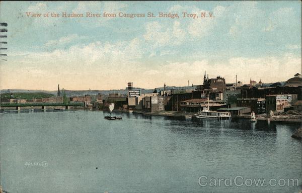 View of the Hudson River from Congress St. Bridge